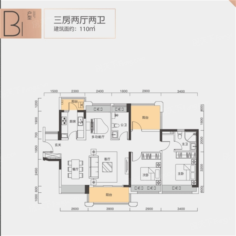 中洲半岛城邦 1 1 0 平米